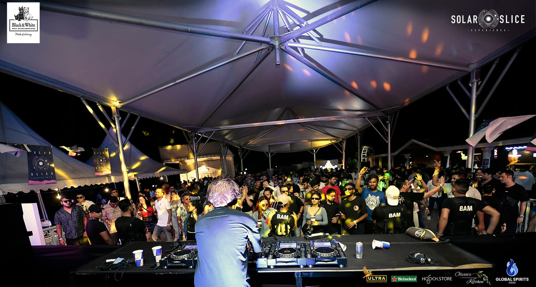 Crowd at a Solar Slice night session.